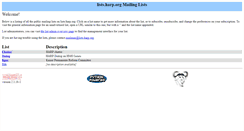 Desktop Screenshot of lists.harp.org
